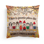 There's Gnome Place Like Home - Personalized Pillow (Insert Included) - Christmas Gift For Family