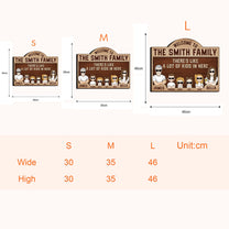 There's Like A Lot Of Kids In Here - Personalized Custom Shaped Wood Sign