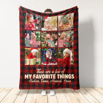 These Are A Few Of My Favorite Things - Personalized Baby Photo Blanket
