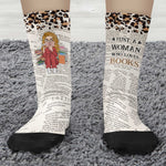These Are My Reading Socks - Personalized Crew Socks