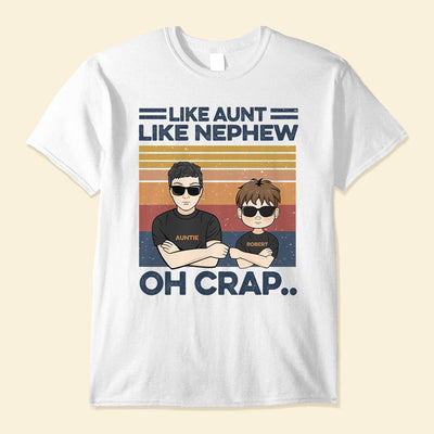 They Call Me Aunt Because Partner In Crime Sounds Like A Bad Influence, Family Custom Shirt, Gift For Aunt