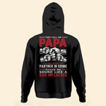 They Call Me Papa Because Partner In Crime Sound A Bad Influence - Personalized Back Printed Shirt