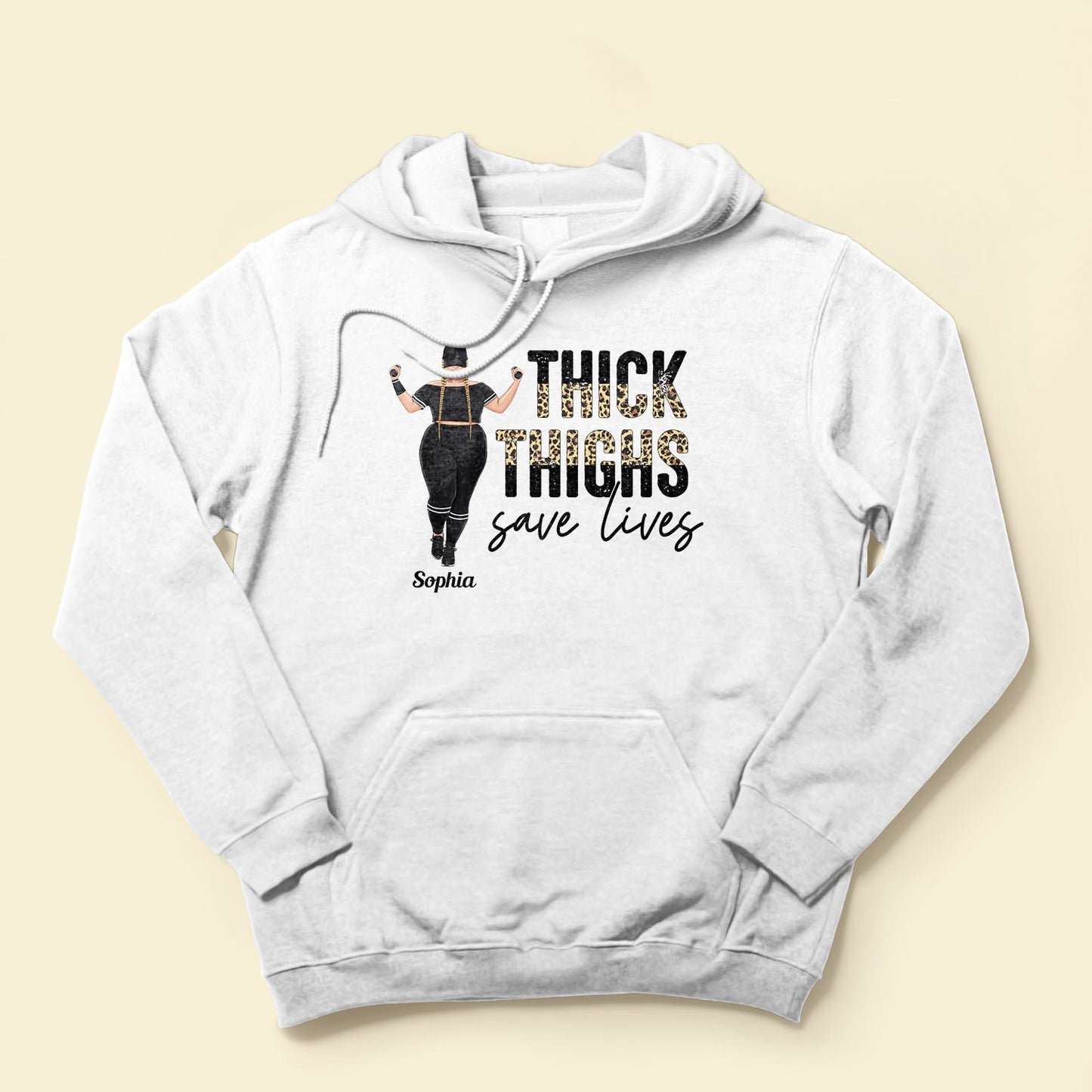 Thick Thighs Save Lives - Personalized Shirt - Birthday Gift Funny Gift For Gymer - Big Girl Fitnes