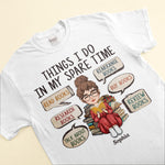 Thing I Do In My Spare Time With Books - Personalized Shirt - Birthday Gift For Bookworm, Book Lovers, Reading Lovers