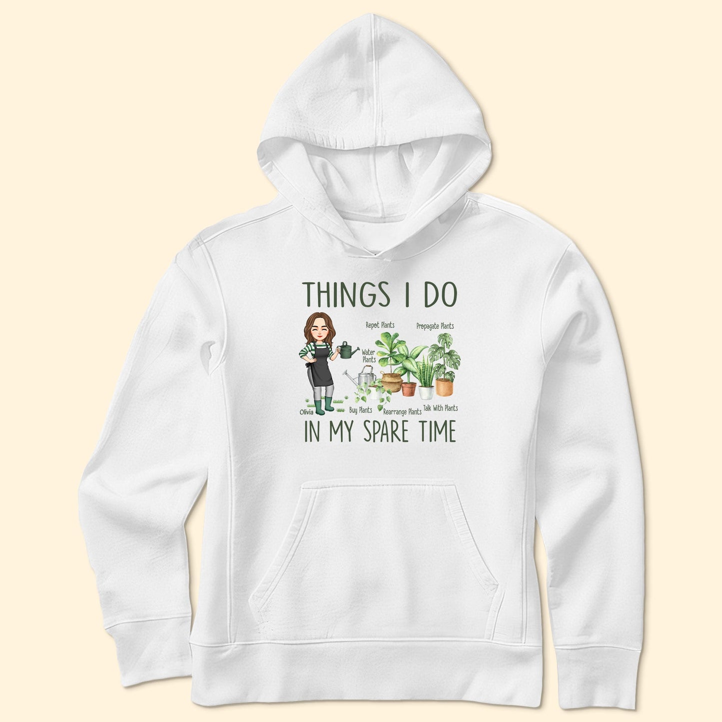 Things I Do In My Spare Time Gardening Plants - Personalized Shirt