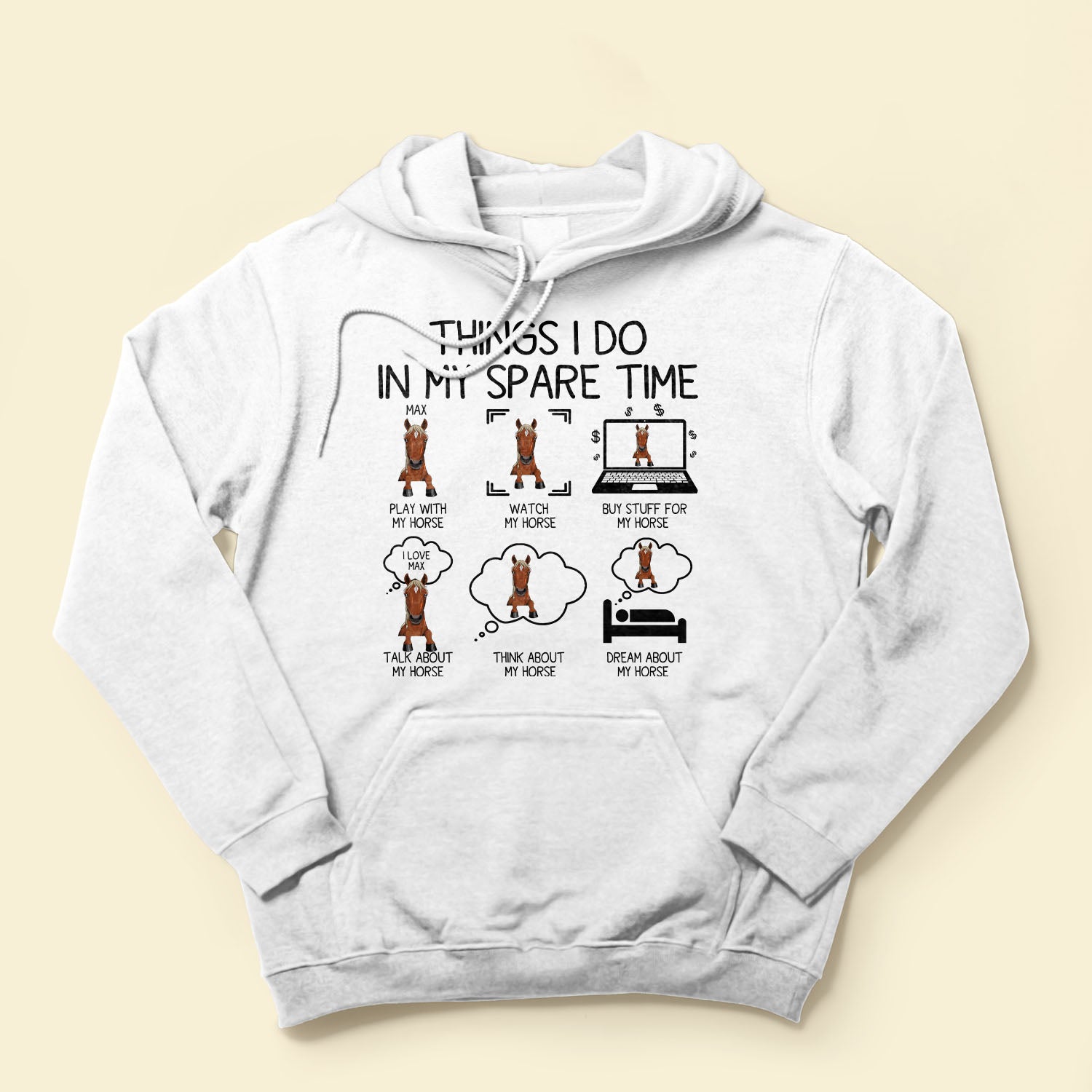 Things I Do In My Spare Time Horse - Personalized Shirt