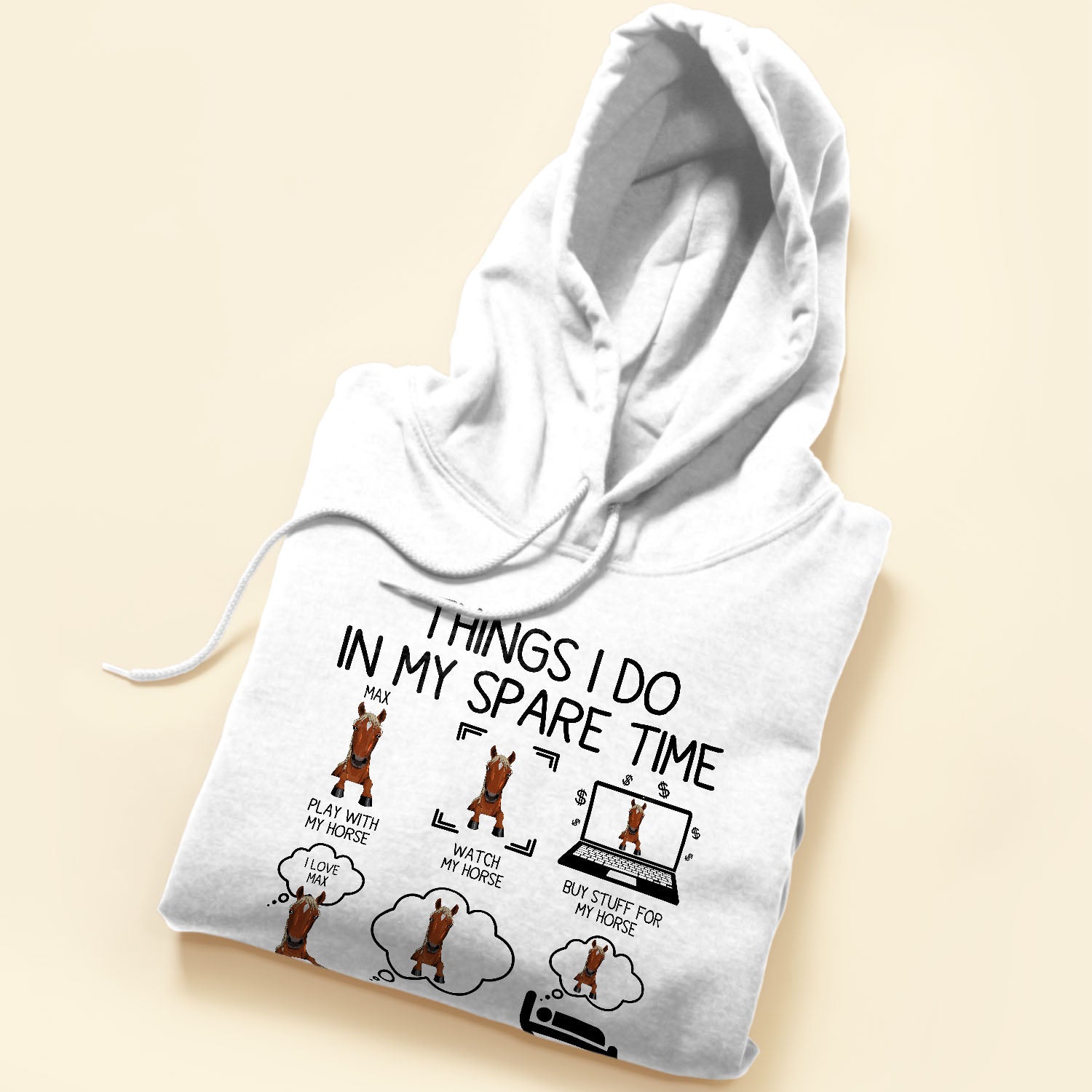 Things I Do In My Spare Time Horse - Personalized Shirt
