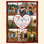 Think Of This Blanket As A Hug Gift For Bestie - Personalized Photo Blanket