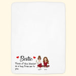 Think Of This Blanket As A Hug From Me To You - Personalized Blanket