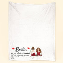 Think Of This Blanket As A Hug From Me To You - Personalized Blanket