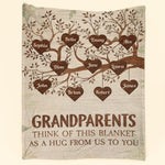 This Blanket As A Hug From Us To You - Personalized Blanket