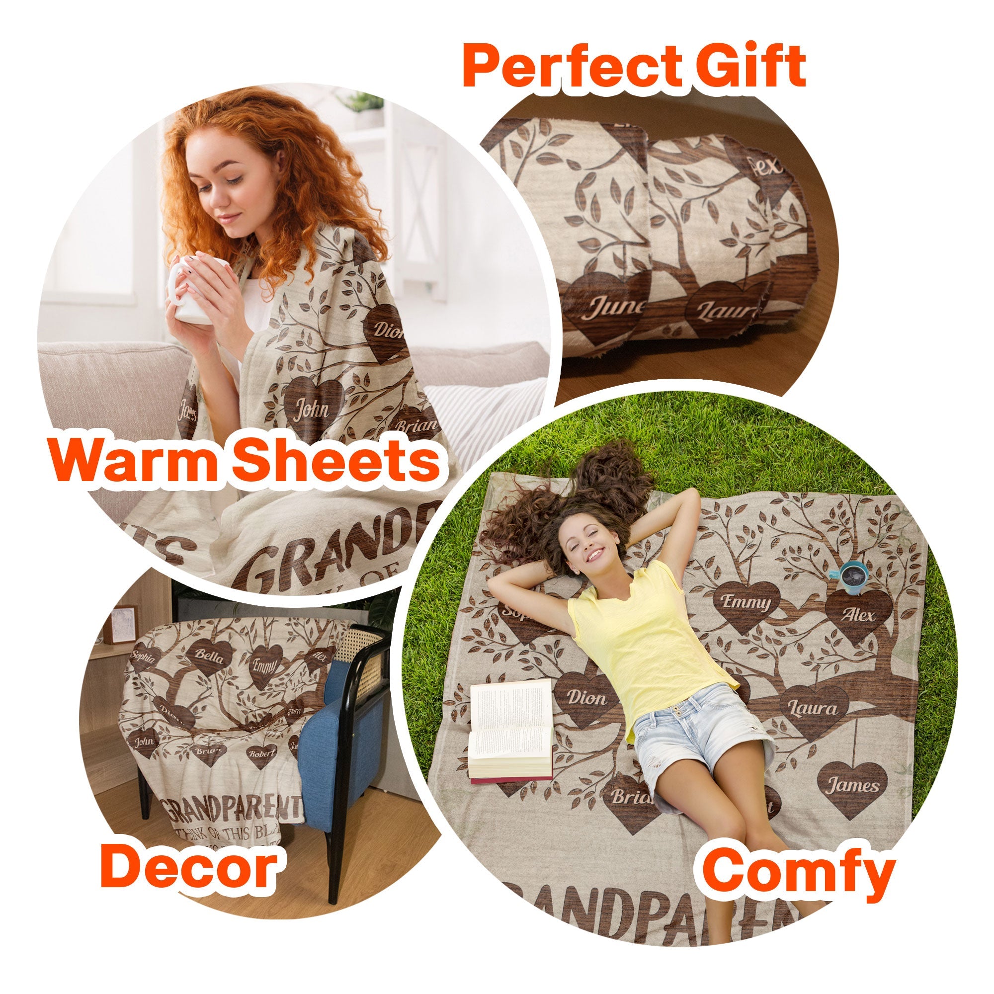 This Blanket As A Hug From Us To You - Personalized Blanket