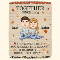 This Blanket Reminds You How Much I Love You - Personalized Blanket - Birthday Anniversary Gift For Couples, Husband, Wife