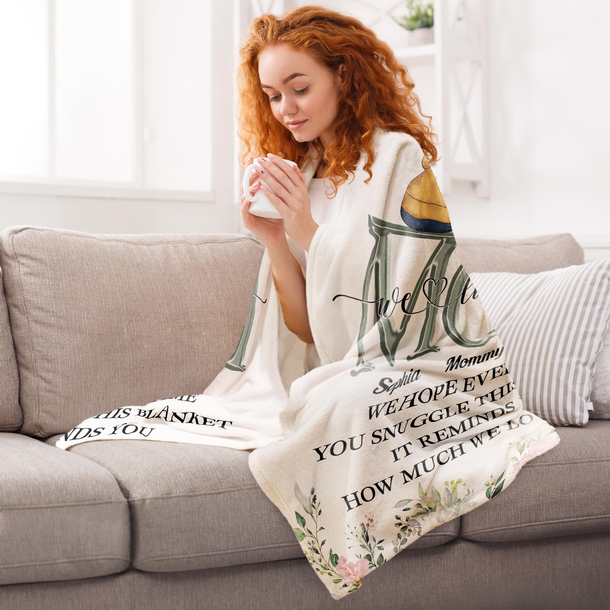 This Blanket Reminds You How Much We Love You - Personalized Blanket - Birthday, Mother's DayGift For Mom, Mother, Mama