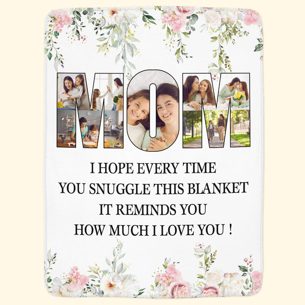 This Blanket Reminds You How Much We Love You - Personalized Photo Blanket