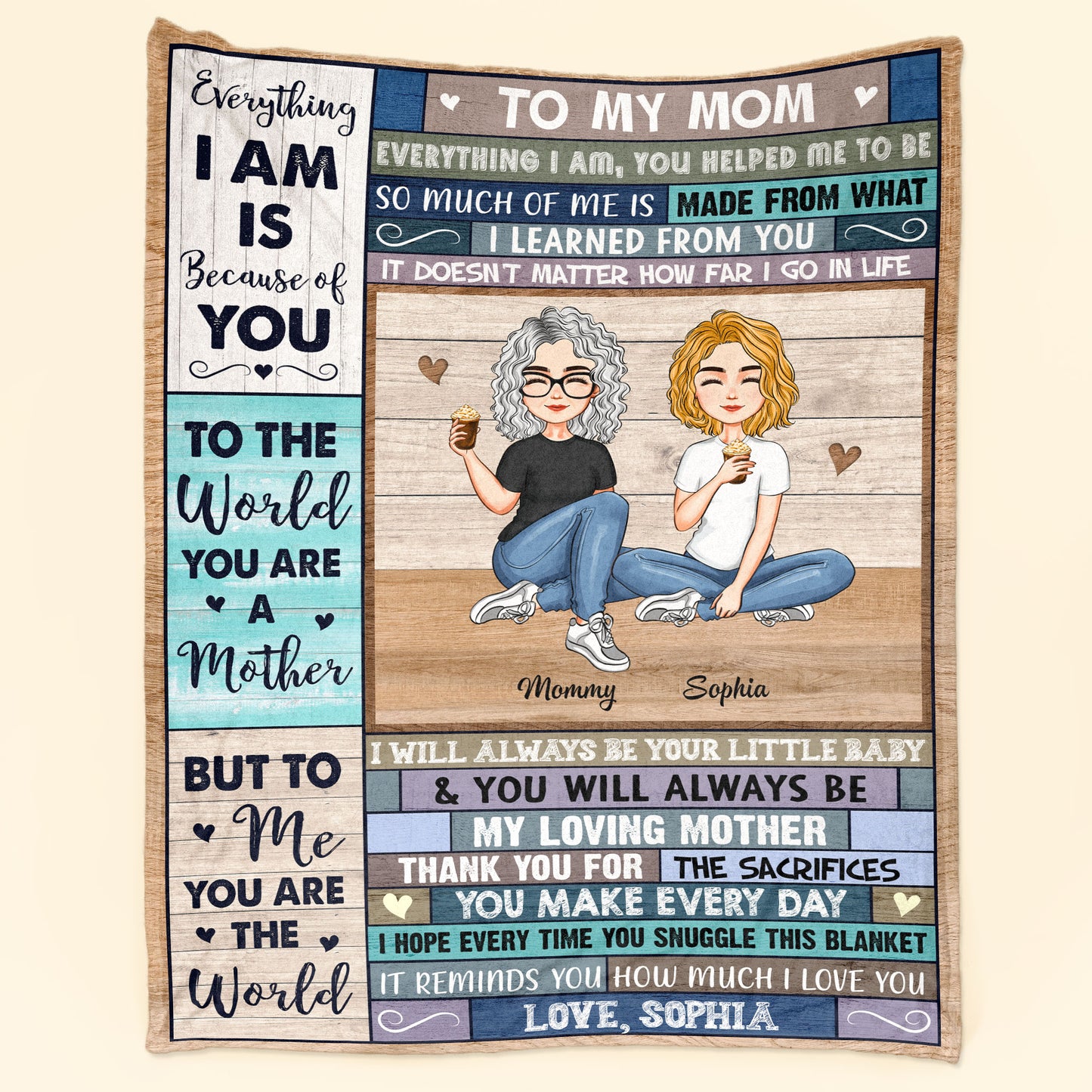 This Cozy Blanket Reminds You How Much I Love You - Personalized Blanket