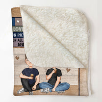 This Cozy Blanket Reminds You How Much We Love You - Personalized Blanket