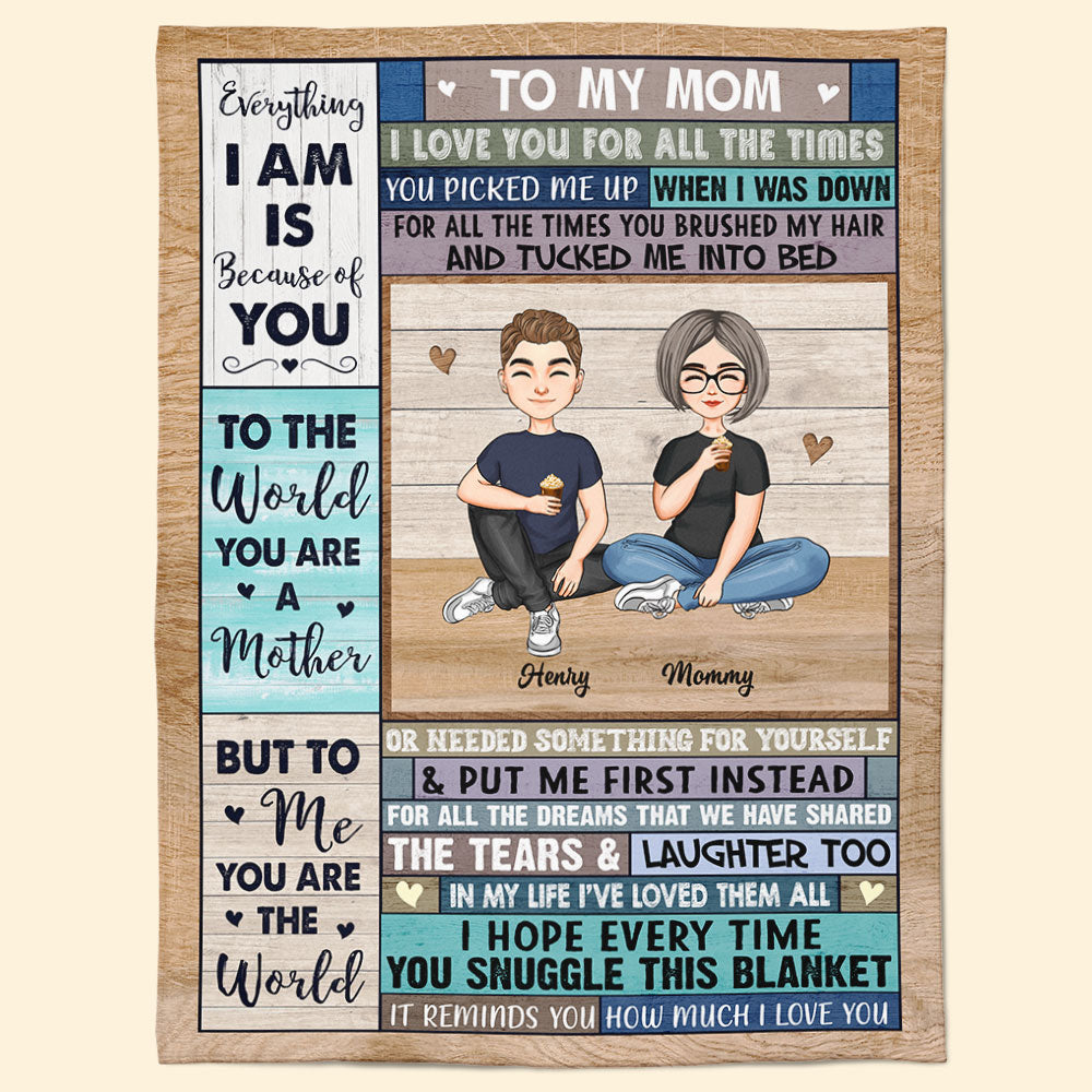 This Cozy Blanket Reminds You How Much We Love You - Personalized Blanket