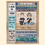 This Cozy Blanket Reminds You How Much We Love You - Personalized Blanket
