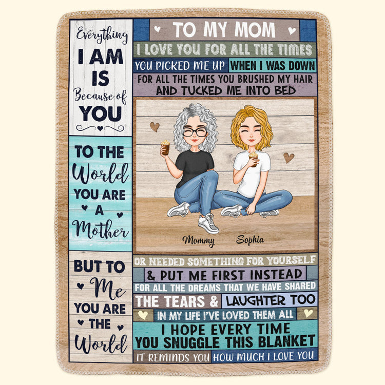 This Cozy Blanket Reminds You How Much We Love You - Personalized Blanket - Christmas, New Year, Loving Gift Gift For Mom, Mother, Mama