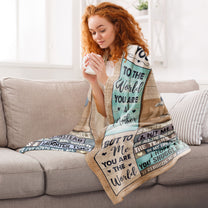 This Cozy Blanket Reminds You How Much We Love You - Personalized Blanket - Christmas, New Year, Loving Gift Gift For Mom, Mother, Mama