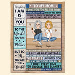 This Cozy Blanket Reminds You How Much We Love You - Personalized Blanket - Christmas, New Year, Loving Gift Gift For Mom, Mother, Mama