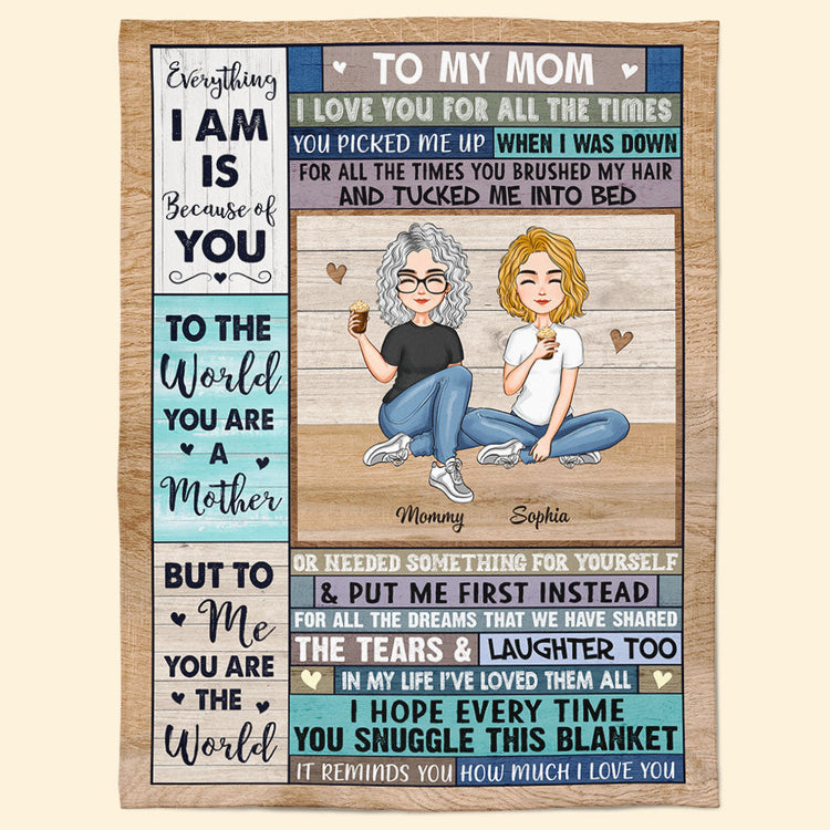 This Cozy Blanket Reminds You How Much We Love You - Personalized Blanket - Christmas, New Year, Loving Gift Gift For Mom, Mother, Mama