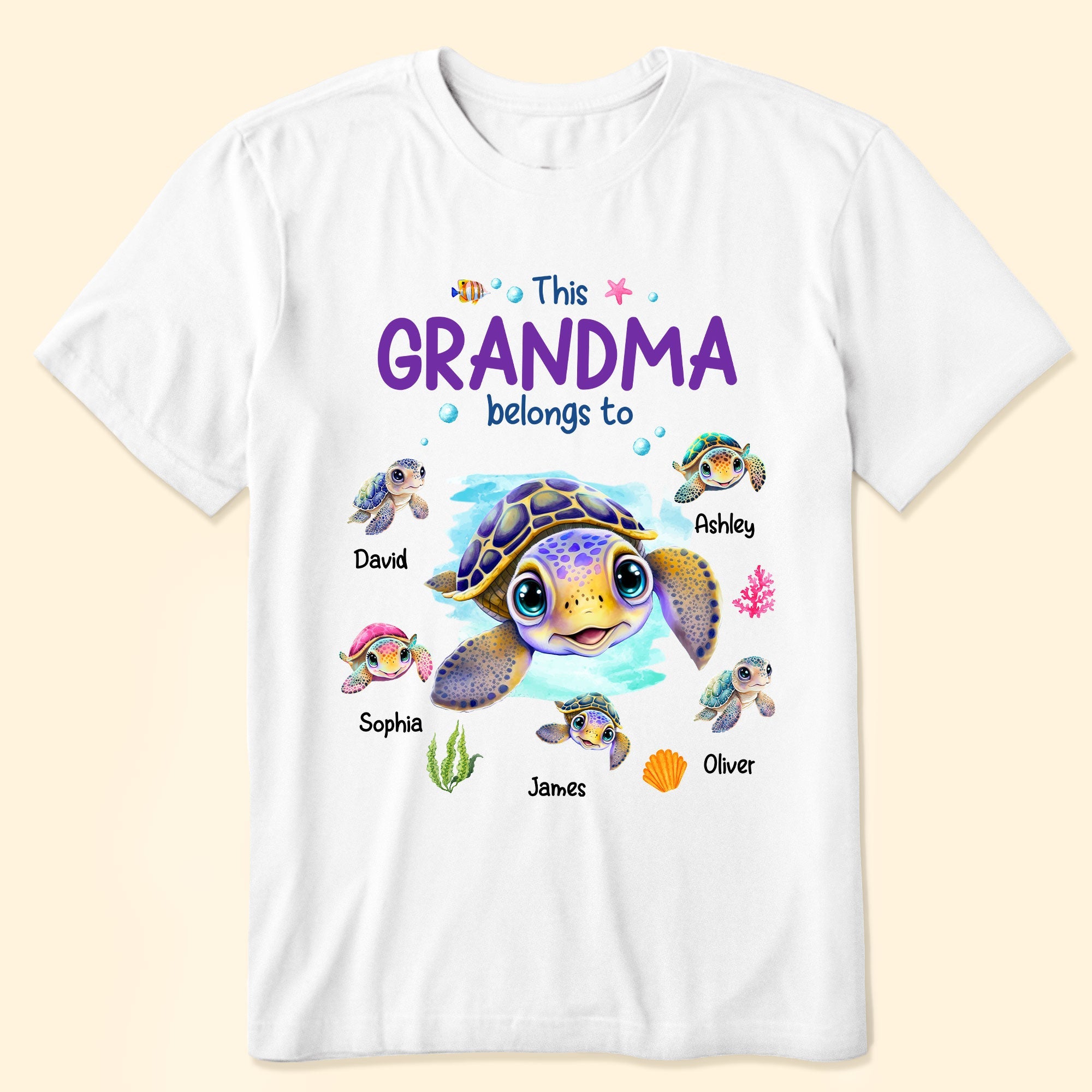 This Grandma Belongs To - Personalized Shirt