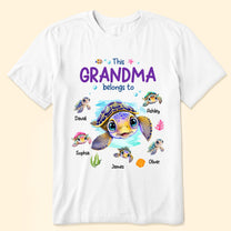 This Grandma Belongs To - Personalized Shirt