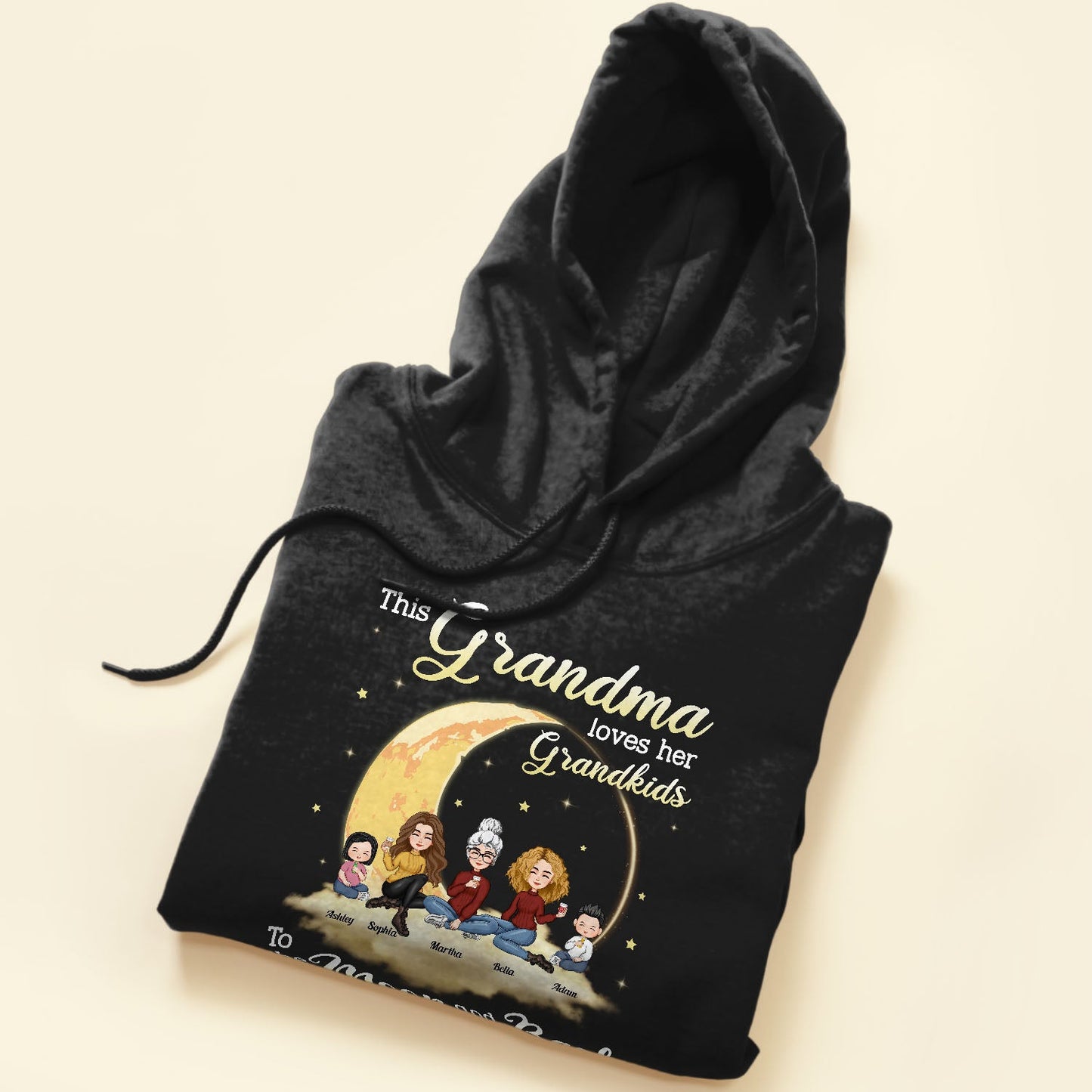 This Grandma Loves Her Grandkids - Personalized Shirt - Mother'S Day, Loving, Birthday Gift For Grandma, Gigi, Nana, Mimi, Granny, Grammy