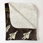 This Grandma Loves Her Grandkids To The Moon And Back - Personalized Blanket