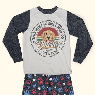 This Human Belong To - Personalized Pajama Set