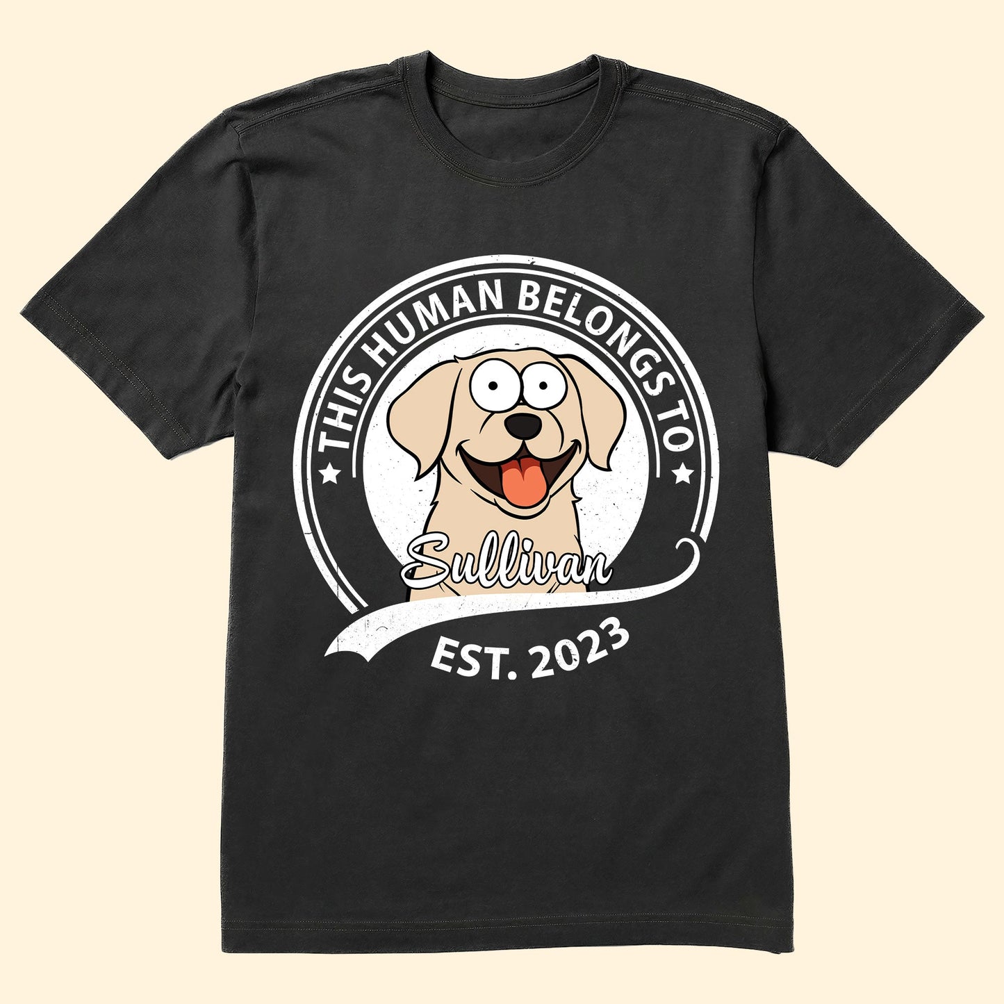 This Human Belongs To Dogs - Personalized Shirt