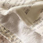 This Is My Book Reading Blanket - Cartoon Version - Personalized Blanket