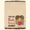 This Is My Book Reading Blanket - Personalized Blanket