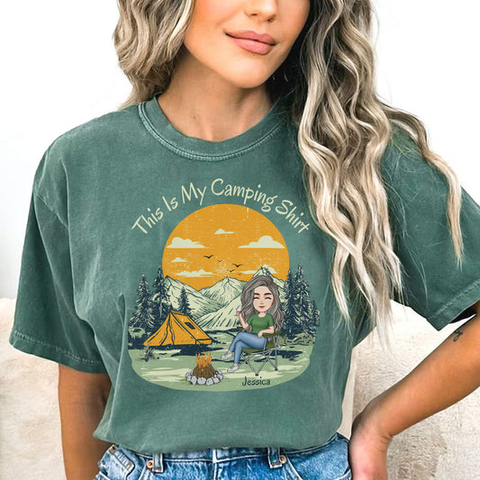 This Is My Camping Shirt - Personalized Comfort Tee
