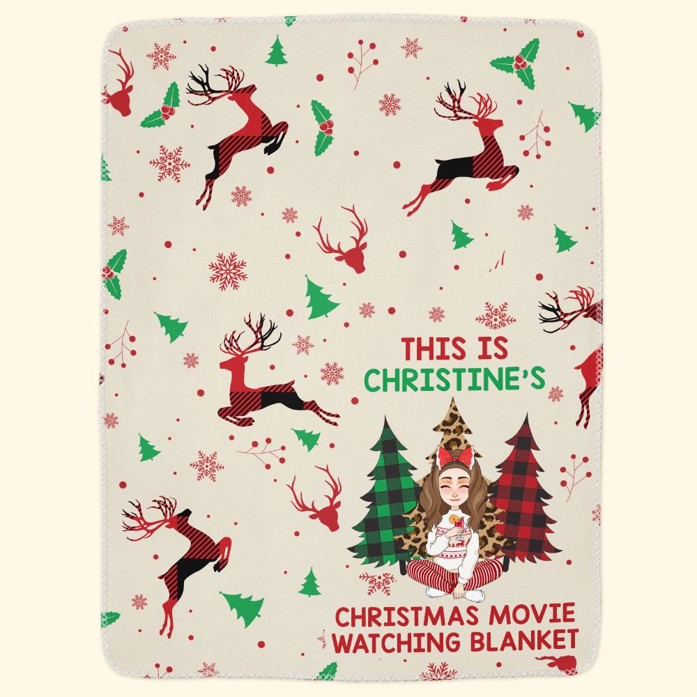 Christmas movie watching blanket sale