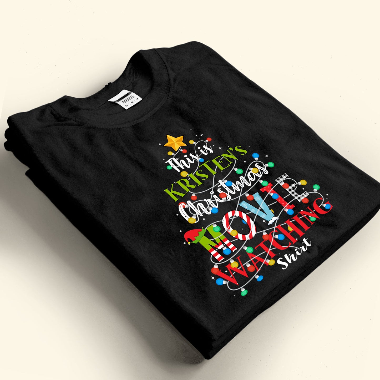 This Is My Christmas Movie Watching Shirt - Personalized Shirt