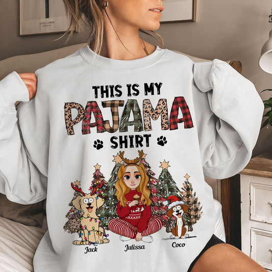 This Is My Christmas Pajama Shirt - Personalized Shirt