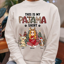 This Is My Christmas Pajama Shirt - Personalized Shirt