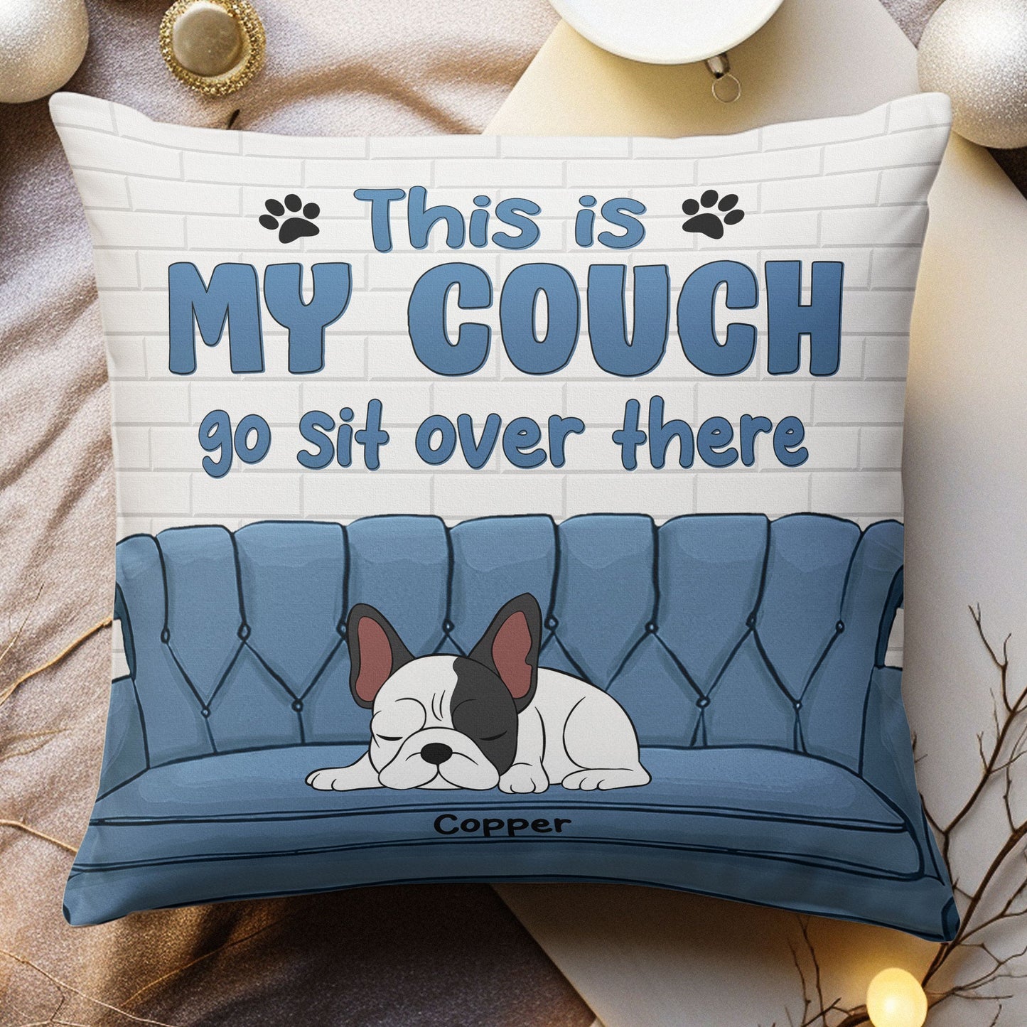 This Is My Couch - Personalized Pillow (Insert Included)