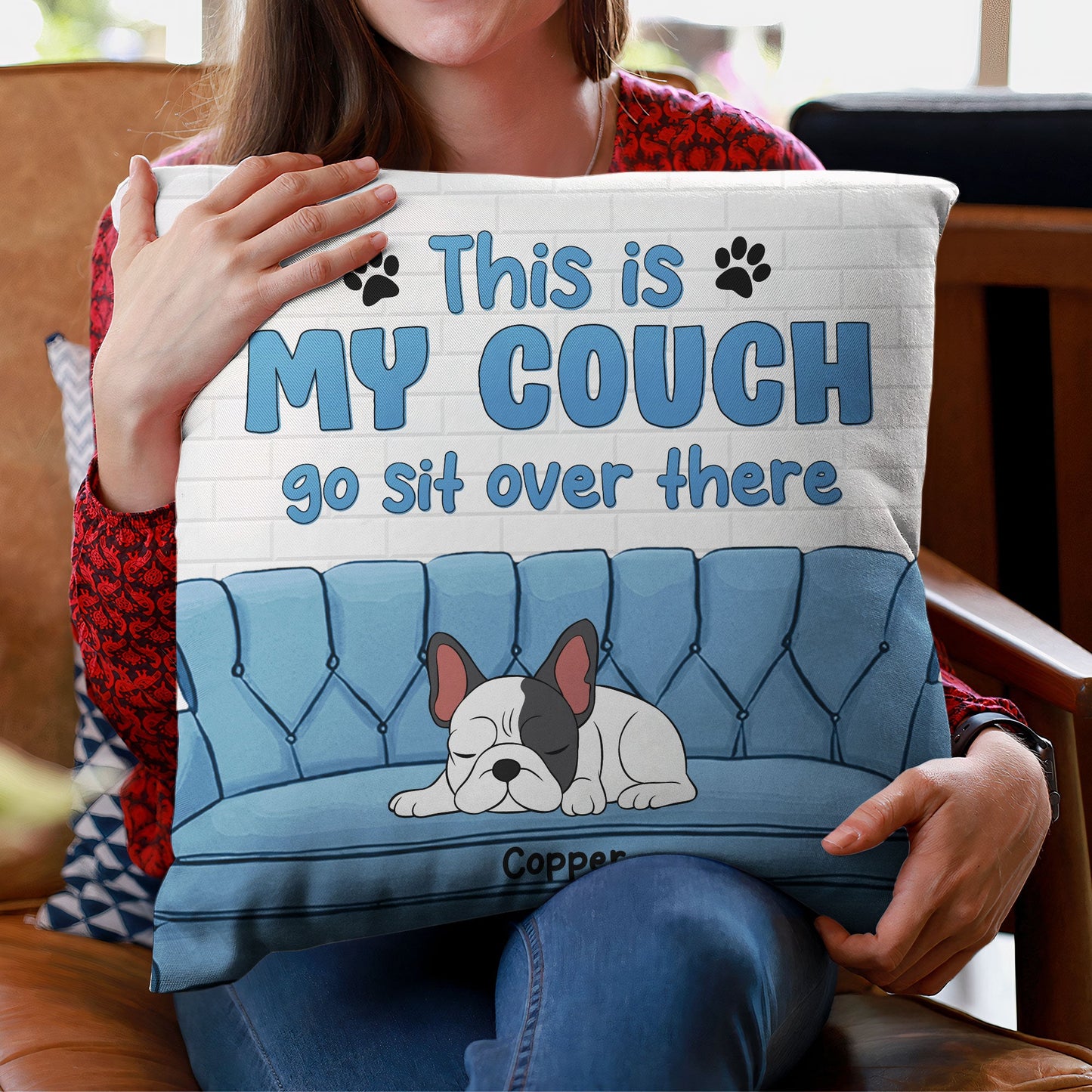 This Is My Couch - Personalized Pillow (Insert Included)