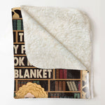 This Is My Favorite Book Reading Blanket - Personalized Blanket
