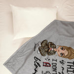 This Is My I Don't Give A Sip Blanket - Personalized Blanket - BirthdayGift For Her, Girl, Woman, Wine Lovers
