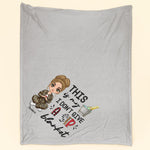 This Is My I Don't Give A Sip Blanket - Personalized Blanket - BirthdayGift For Her, Girl, Woman, Wine Lovers