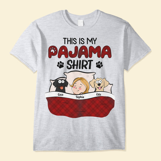 This Is My Pajama Shirt - Personalized Shirt