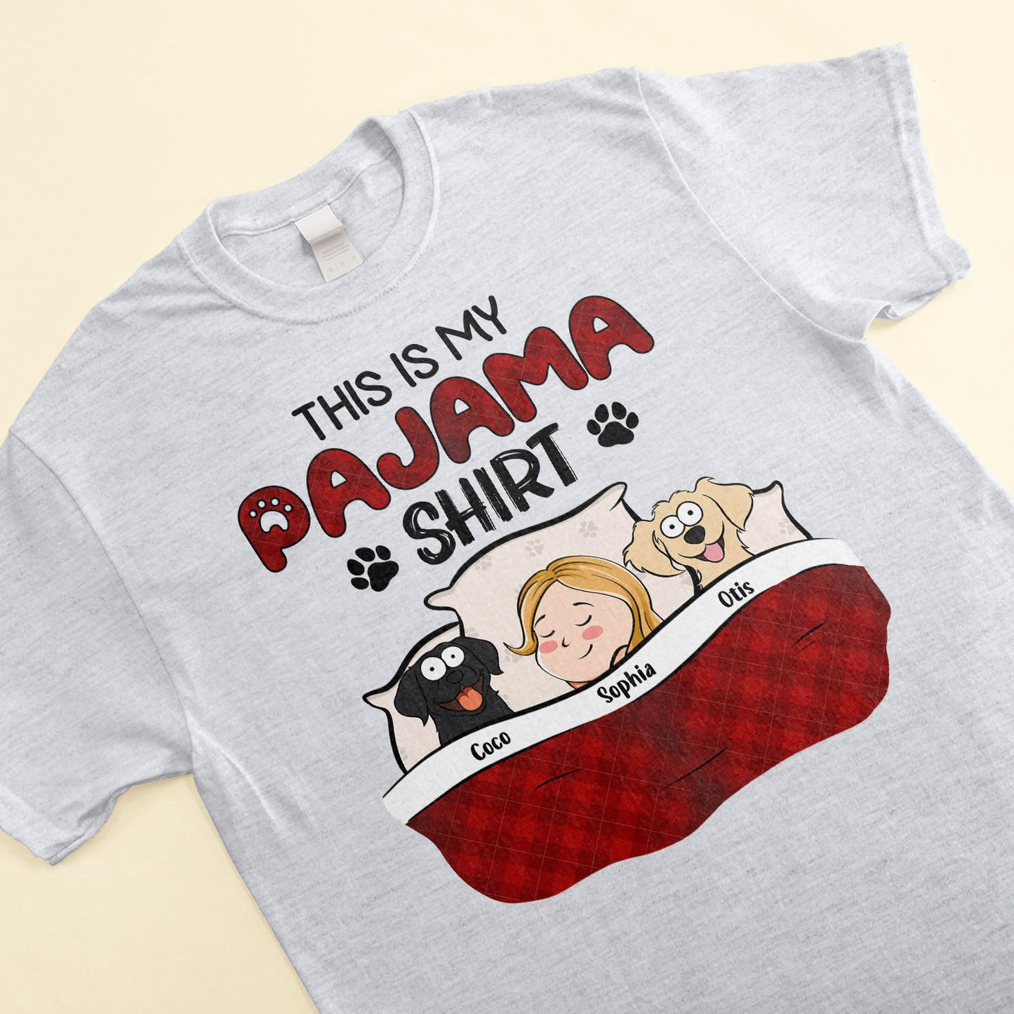 This Is My Pajama Shirt - Personalized Shirt