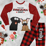 This Is My Pawjama Shirt - New Version - Personalized Pajama Set