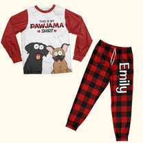 This Is My Pawjama Shirt - New Version - Personalized Pajamas