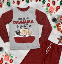 This Is My Pawjama Shirt - Personalized Pajama Set